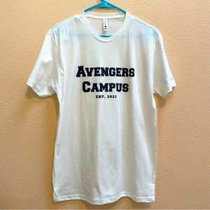 Avengers Campus Unisex White T-Shirt New Size Small